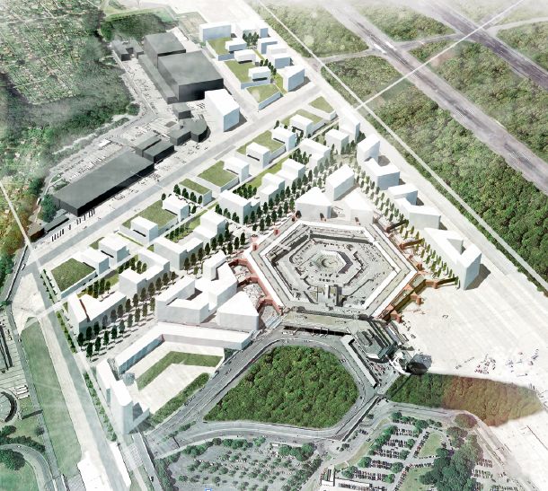 Transformacja terenu lotniska Tegel w Berlinie. Autorzy projektu: studenci Wydziału Architektury Politechniki Wrocławskiej, Dagmara Sietko-Sierkiewicz i David Weclawowicz