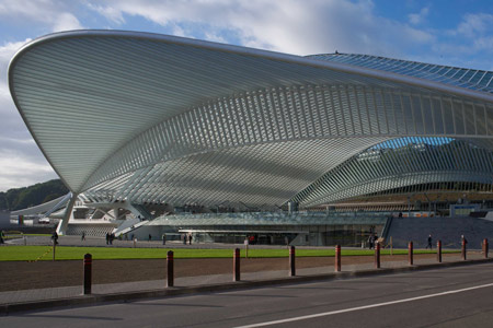 Dworzec kolejowy w Belgii Liège-Guillemins