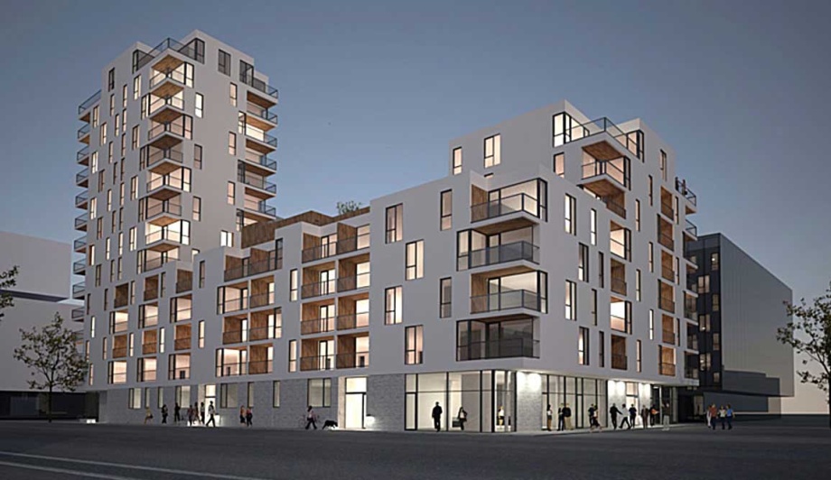 Budynek apartamentowy, Malmö Live