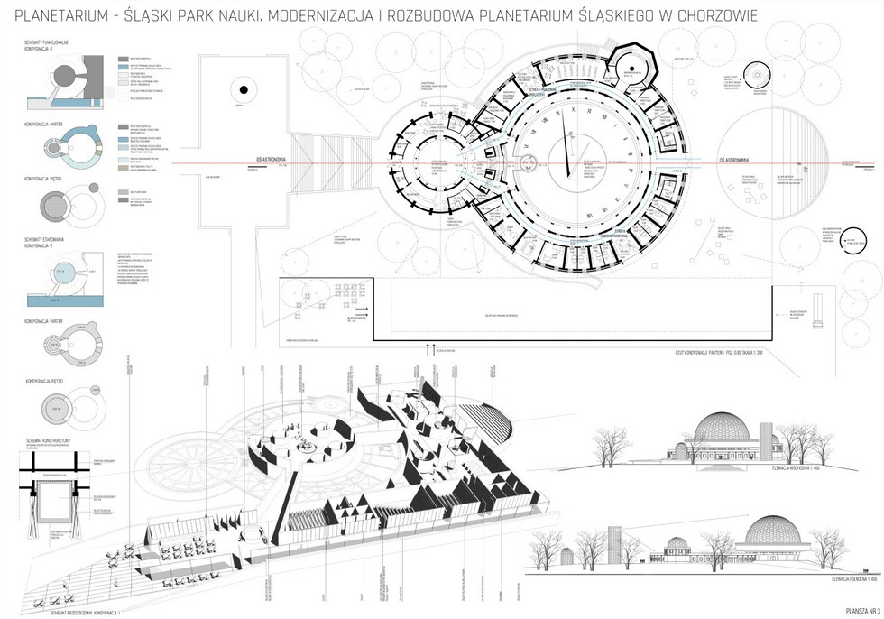 Wyniki konkursu na projekt modernizacji i rozbudowy Planetarium w Chorzowie