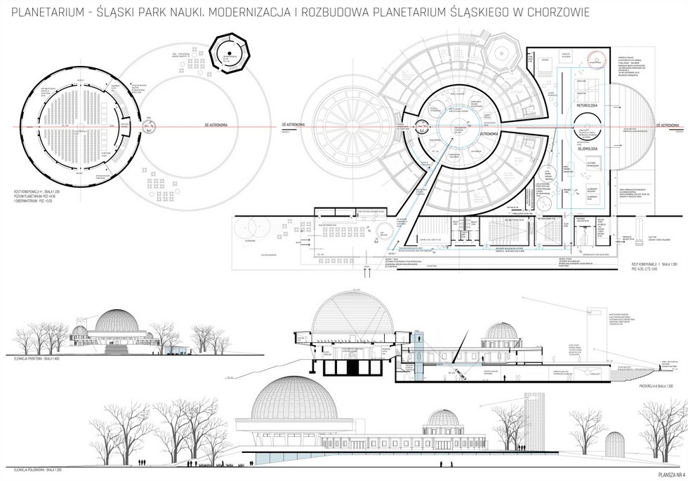 Wyniki konkursu na projekt modernizacji i rozbudowy Planetarium w Chorzowie