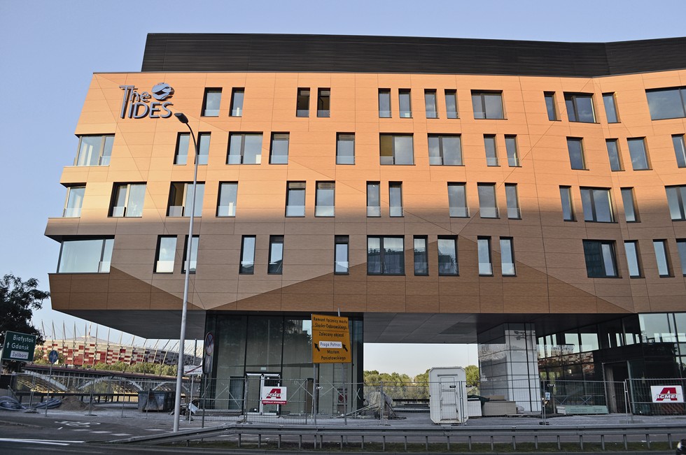 Budynki WTW i The Tides nad Wisłą