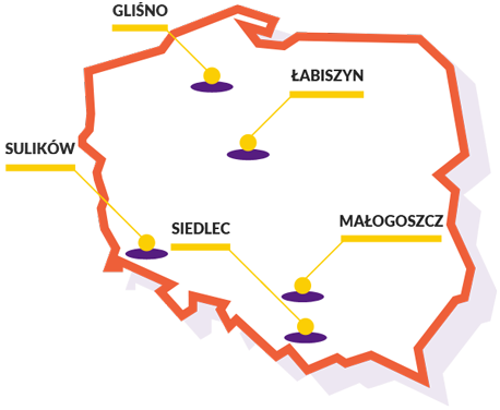mapa Przygarnij przestrzeń
