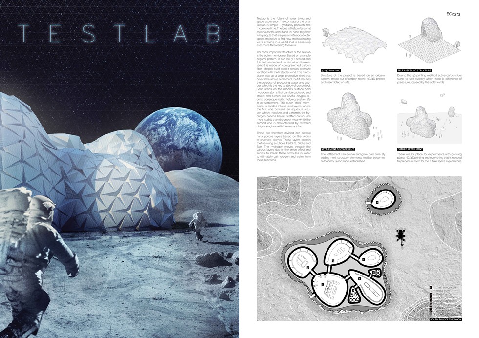 Lunar Test Lab - I nagroda w konkursie Moontopia