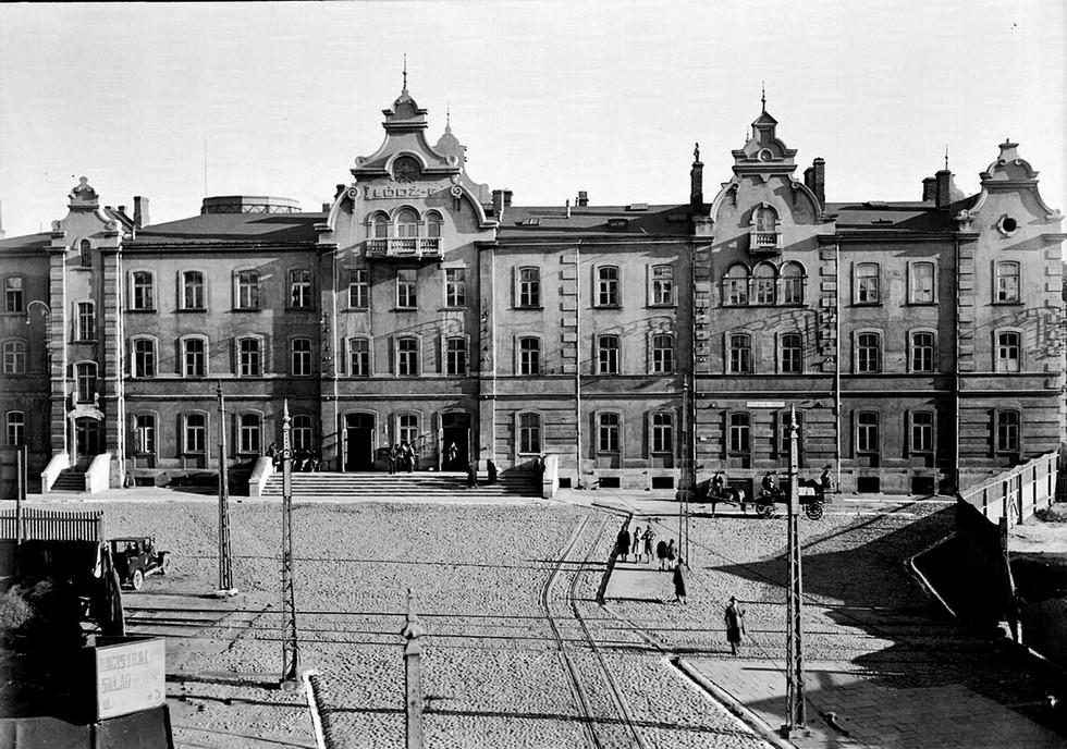 Łódź Fabryczna w latach 30. XX w.