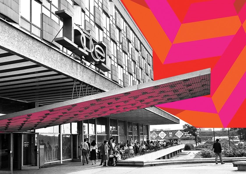 Hotel Cracovia i Kino Kijów na fotografiach