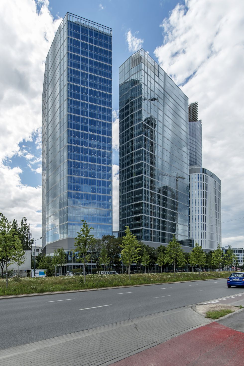 The Warsaw HUB: kompleks wieżowców projektu AMC Andrzej M. Chołdzyński