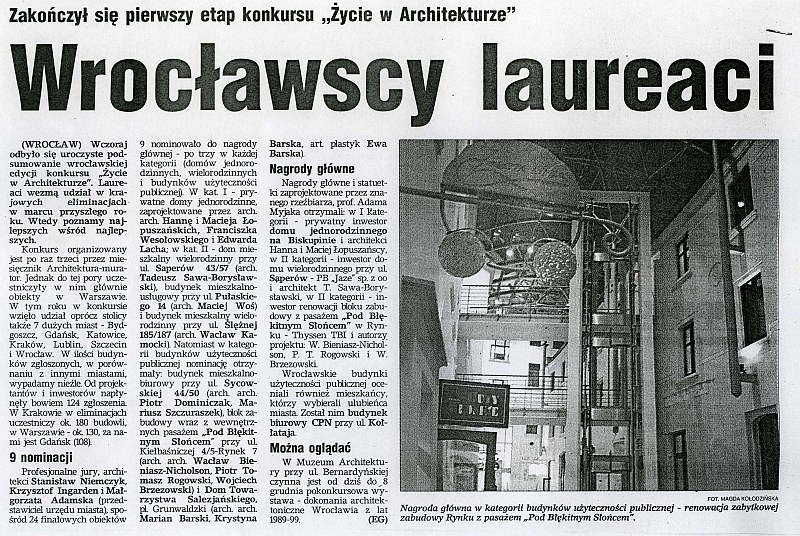 Wrocławscy laureaci