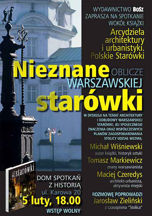 Warszawska Starówka. Dyskusja w Domu Spotkań z Historią