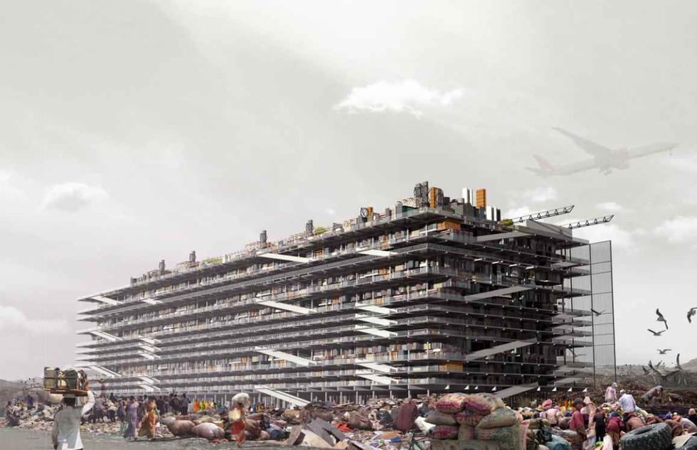Segregacja śmieci i nowa architektura - projekt Hugona Kowslaskiego