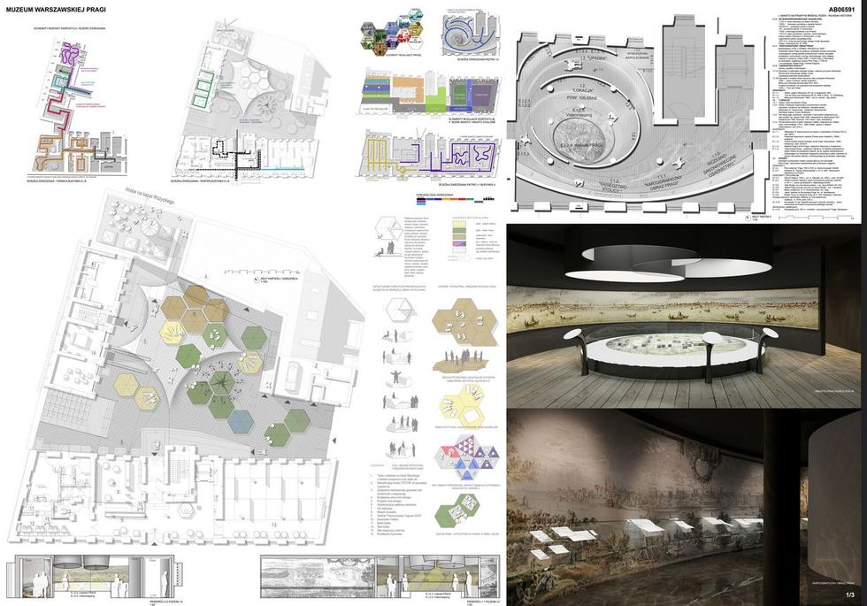 KIPP Projekt Sp. z o.o, II nagroda w konkursie na koncepcję scenariusza i koncepcję plastyczno – przestrzenną stałej wystawy w Muzeum Warszawskiej Pragi