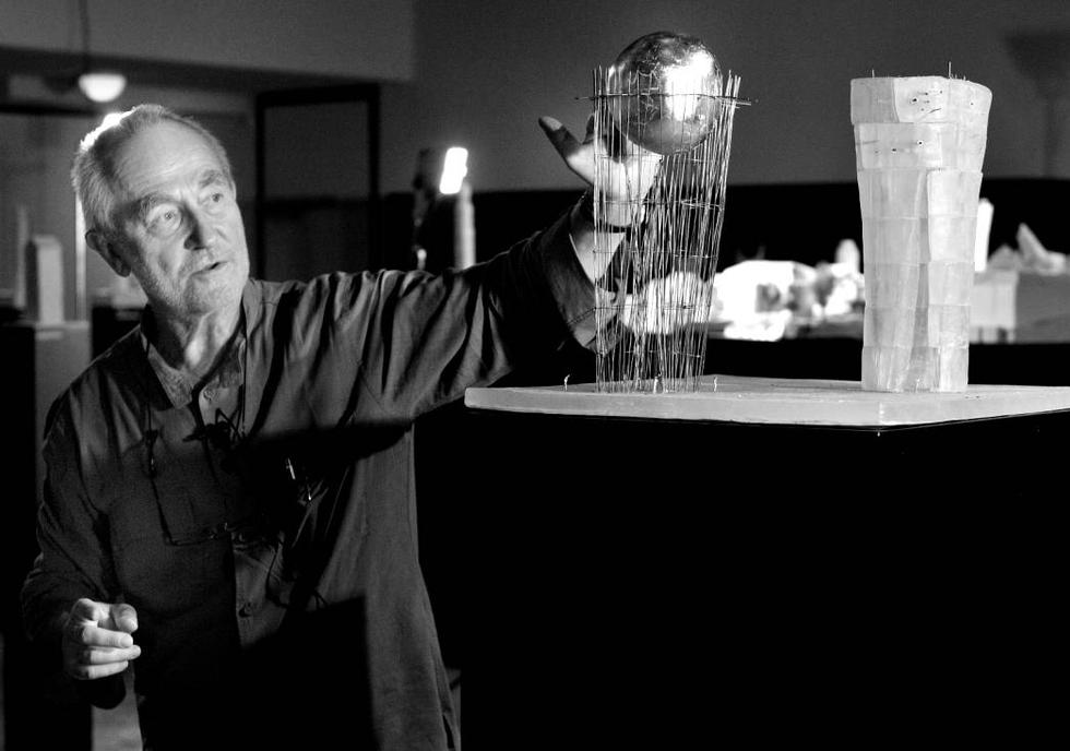 Peter Zumthor i modele architektoniczne. Fot. © Atelier Peter Zumthor & Partner