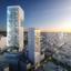 Reforma Towers projektu Richard Meier & Partners. Widok od zachodu