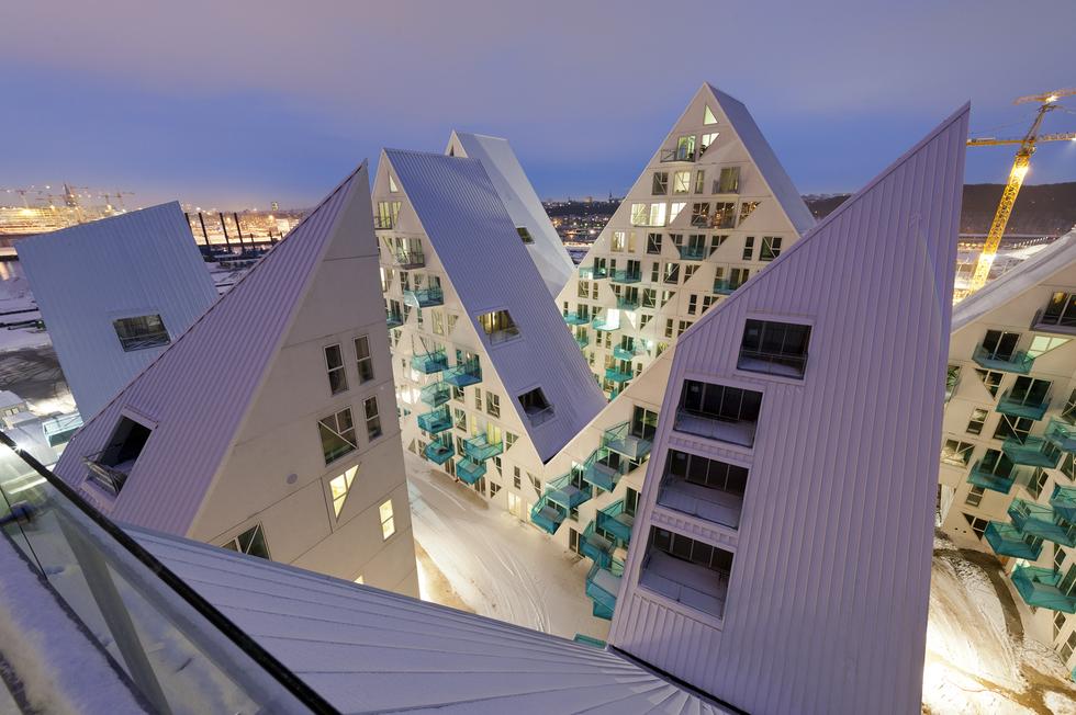 Współczesna architektura skandynawska. Nowe osiedle w Aarhus