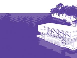 Konkurs architektoniczny "BARGEWORK - BIURO NA WODZIE"
