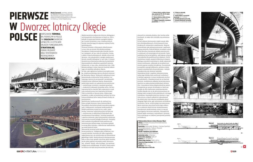 Pierwsze w Polsce: Dworzec lotniczy Okęcie