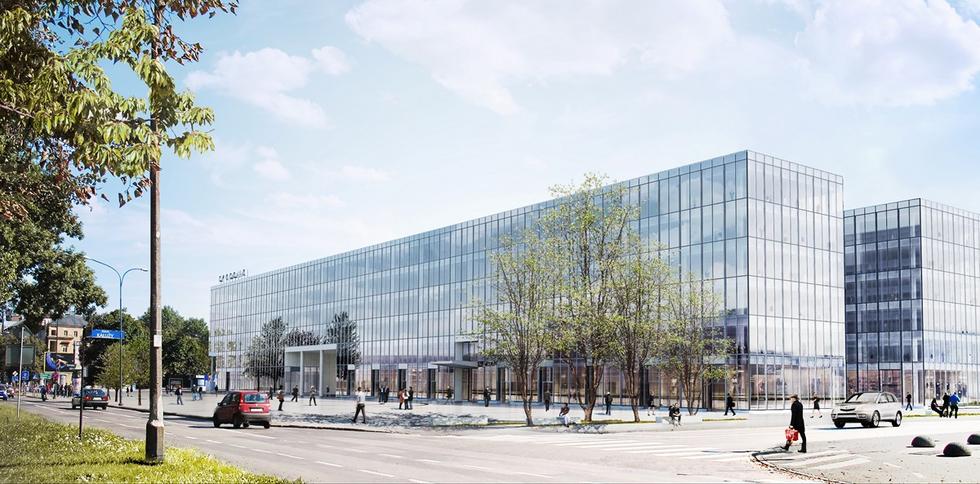Projekt zagospodarowania terenu po byłym hotelu Cracovia