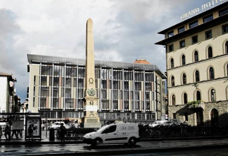 Nowa fasada hotelu Grand Majestic we Florencji