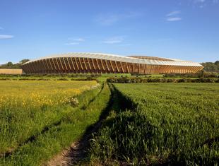 Drewniany stadion od Zaha Hadid Architects 