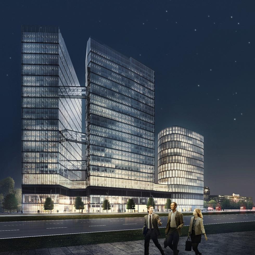 The Warsaw HUB – kompleks nowoczesnych wieżowców w Warszawie