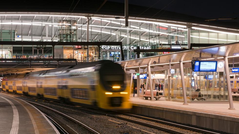 Dworzec kolejowy Utrecht Centraal w Holandii