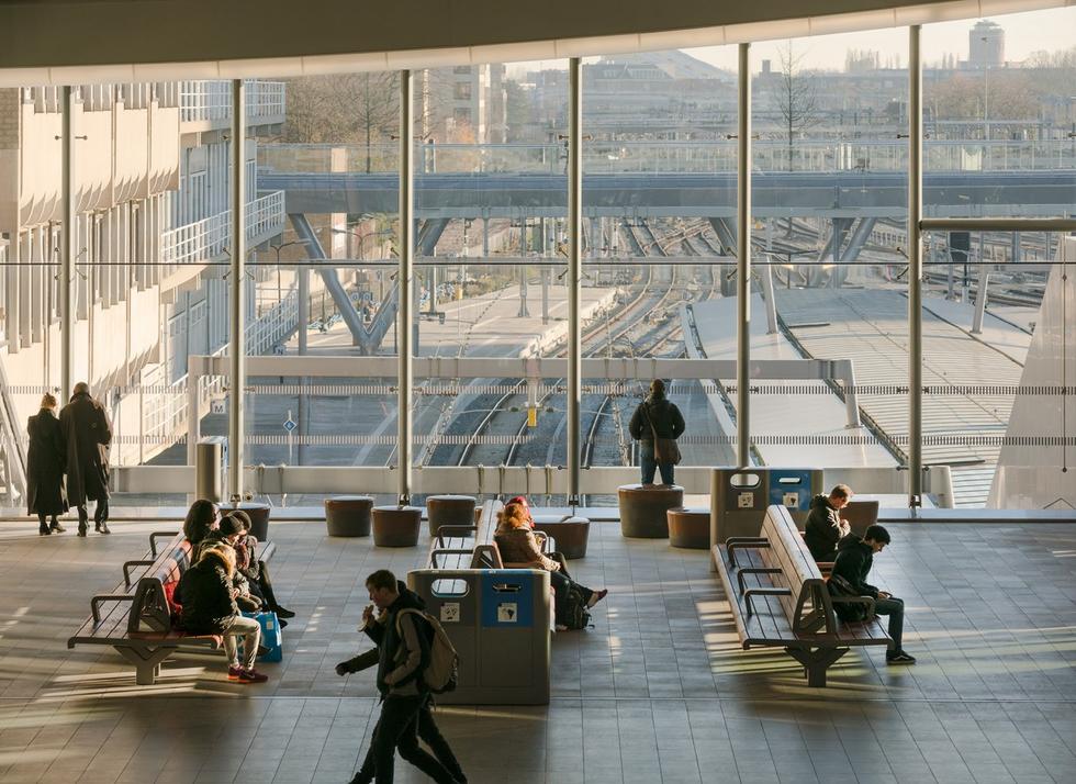 Dworzec kolejowy Utrecht Centraal w Holandii