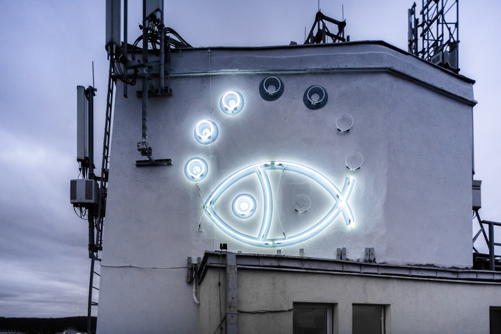 Nowy neon zaświecił w Gdyni