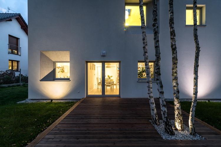 Sun Garden - energooszczędny dom projektu Menthol Architects