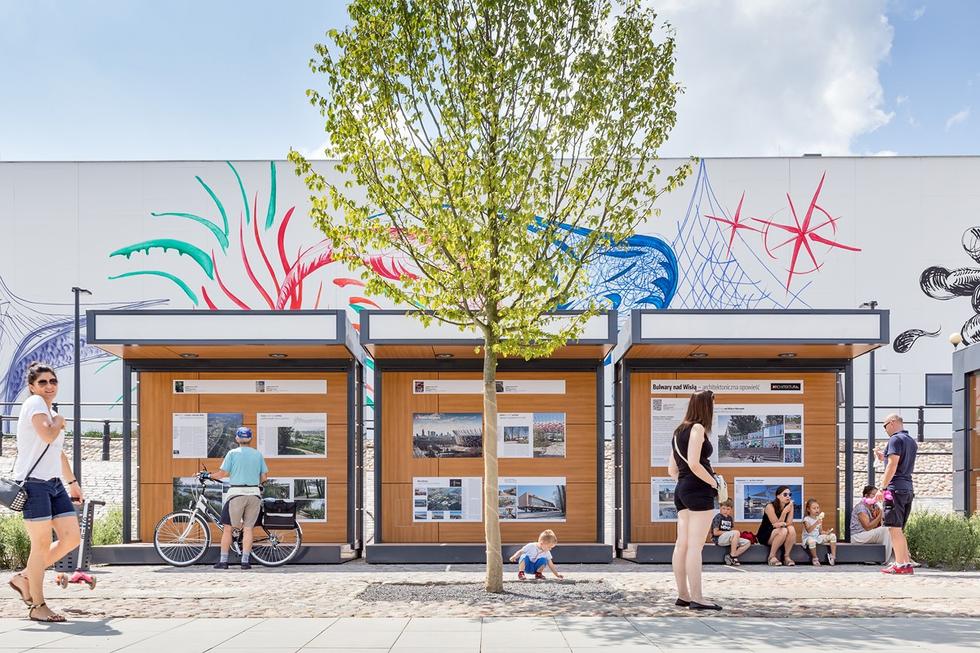 Nadwiślańskie bulwary - wystawa "Architektury-murator"