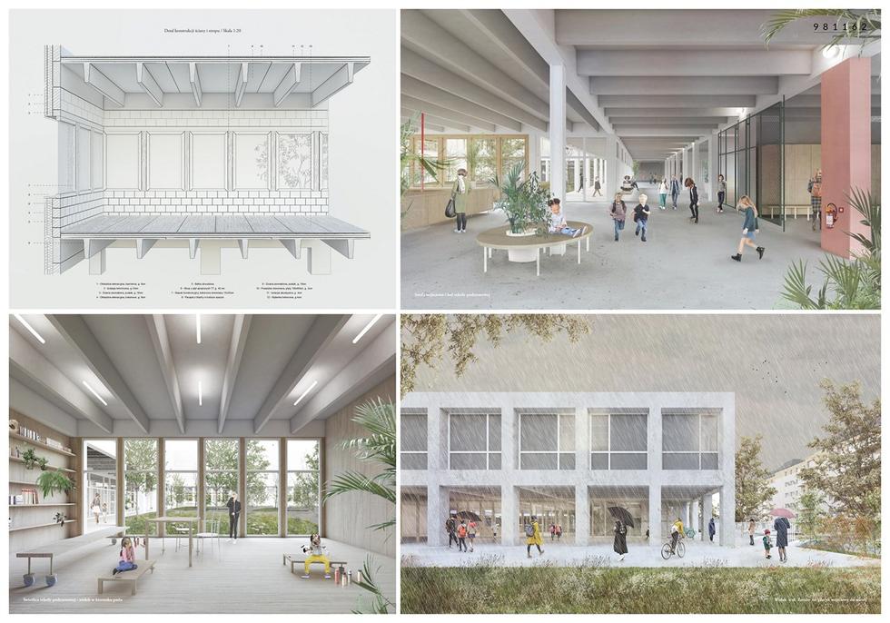 Architektura, która uczy – wyniki konkursu na projekt szkoły przy ul. Zaruby w Warszawie
