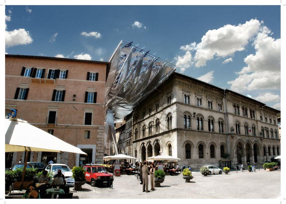 Samowystarczalny dach w Perugia