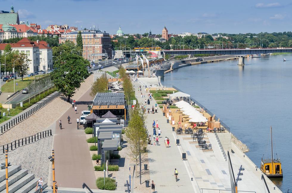 Bulwary Wiślane, Warszawa fot. © Dejan Gospodarek — stock.adobe.com