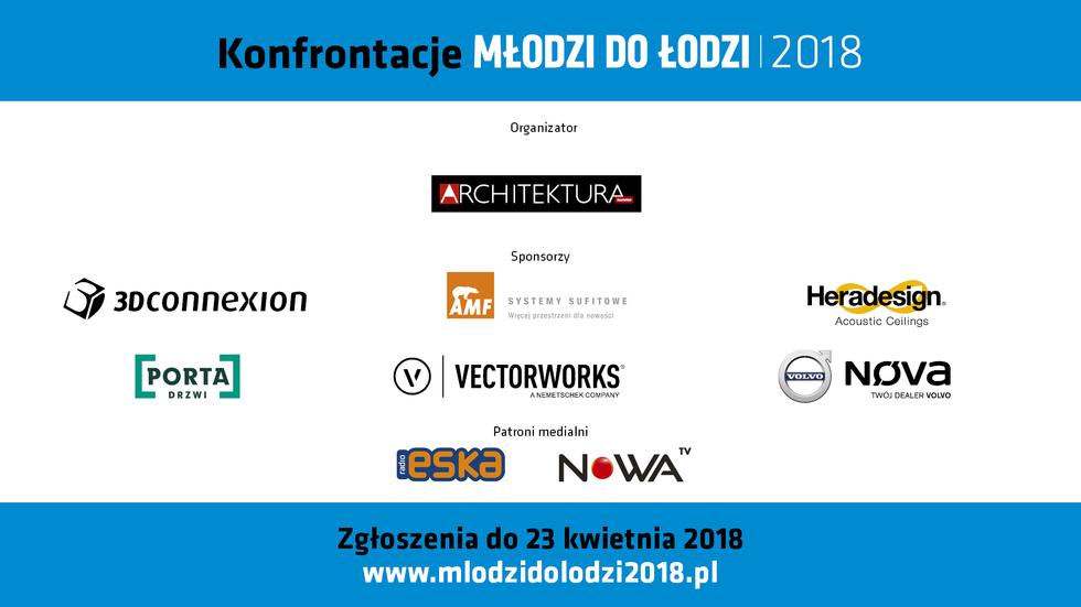 Młodzi do Łodzi belka sponsorska
