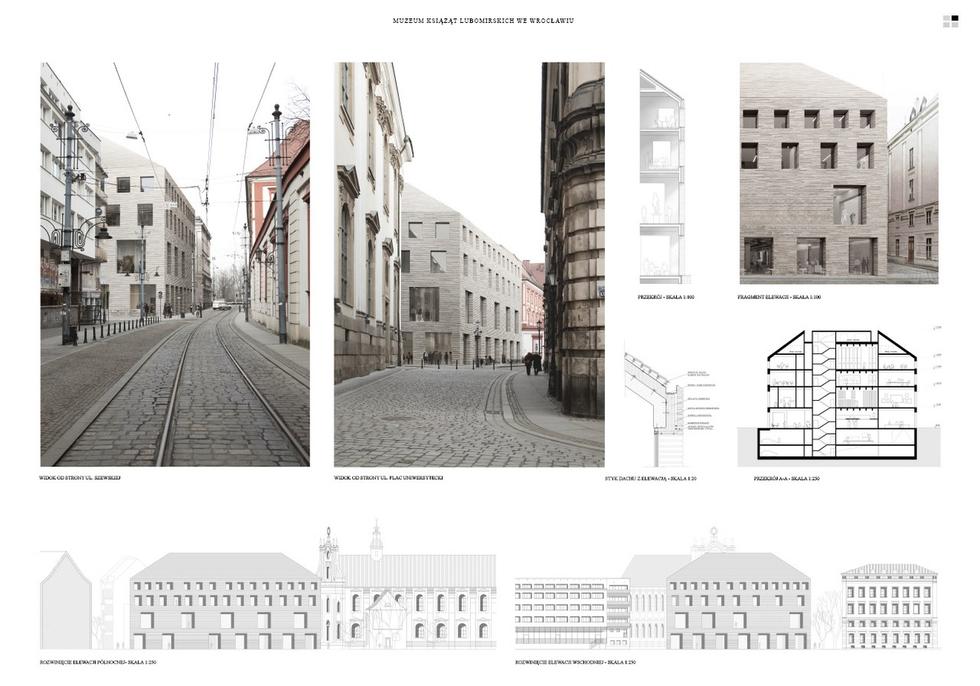 Wyniki konkursu na projekt Muzeum Książąt Lubomirskich we Wrocławiu