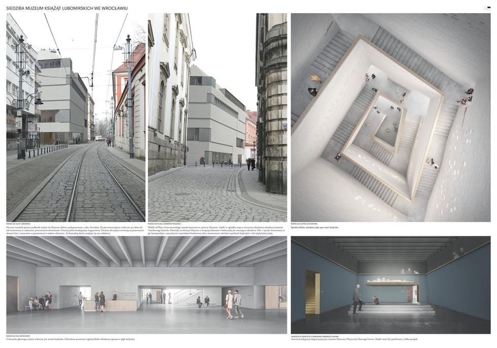 Wyniki konkursu na projekt Muzeum Książąt Lubomirskich we Wrocławiu