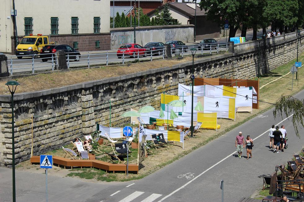 Tymczasowy urbanizm dla Festiwalu Kultury Żydowskiej