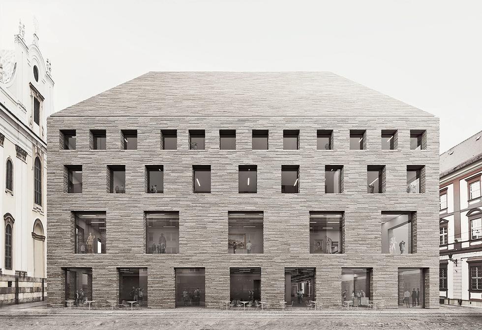 Konkurs na projekt nowego muzeum, które ma stanąć obok gmachu Ossolineum w centrum Wrocławia wygrała pracownia WXCA.