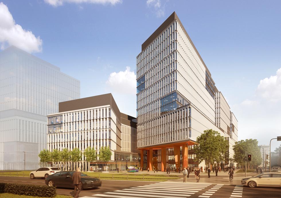 Centrum Południe – nowy kompleks biurowy przy Sky Tower we Wrocławiu