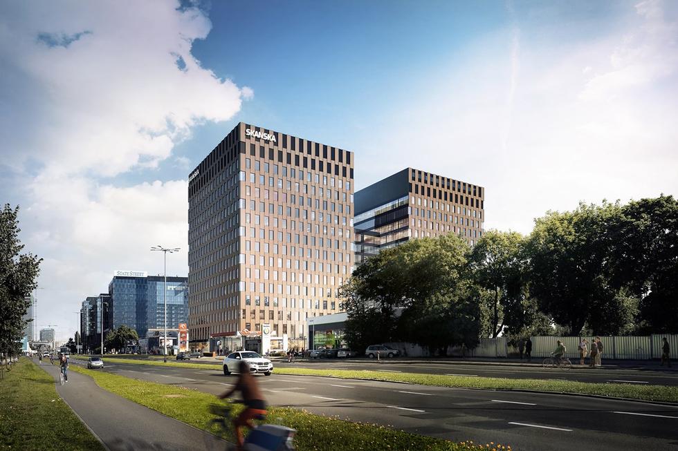 Zespół biurowy Wave w Gdańsku projektu medusa group