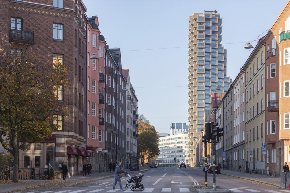 Wieżowce Norra Tornen w Sztokholmie