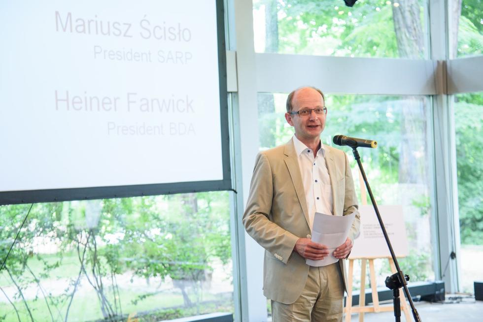 Prezes BDA arch.Heiner Fawrick
