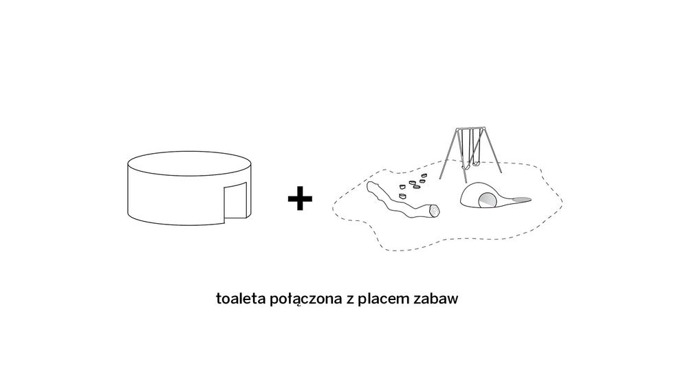 Konkurs KOŁO 2019 – nagrodzone projekty toalety z ogrodem zabaw w Olsztynie