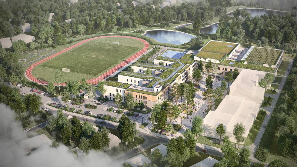 Mareckie Centrum Edukacyjno-Rekreacyjne projektu pracowni Punkt Zero