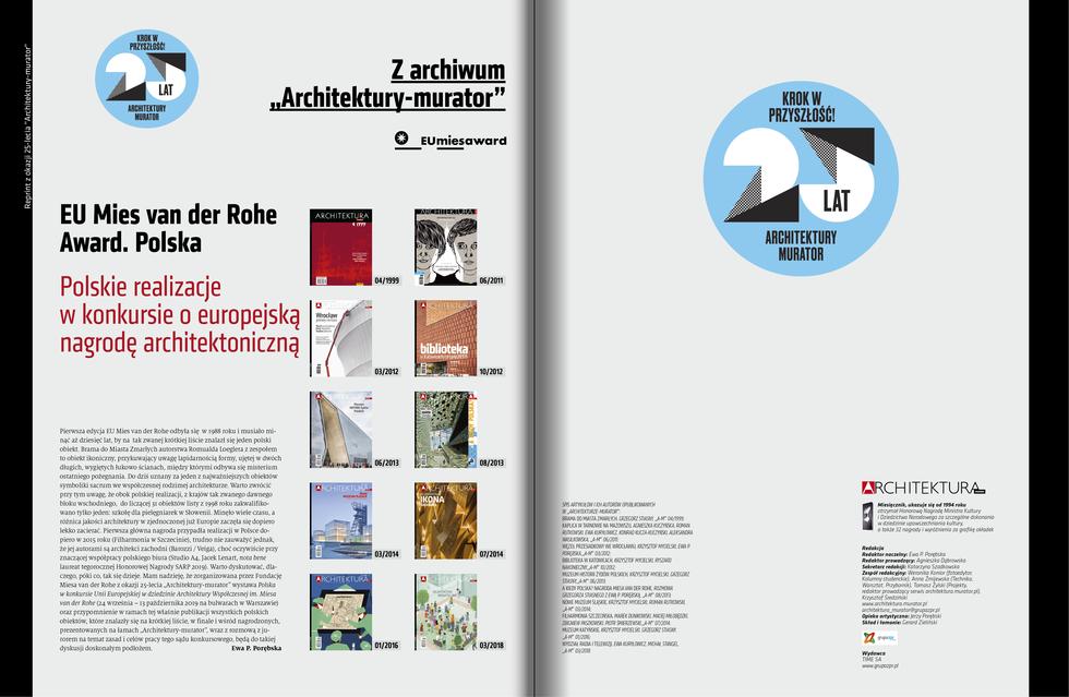 EU Mies van der Rohe Award. Polska