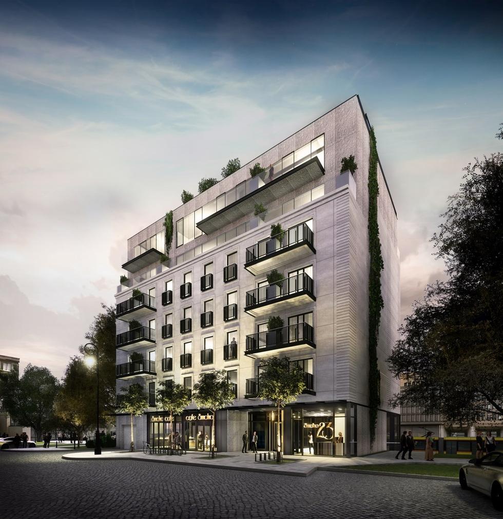 Aparthotel Smolna 23 projektu S.A.M.I. Architekci