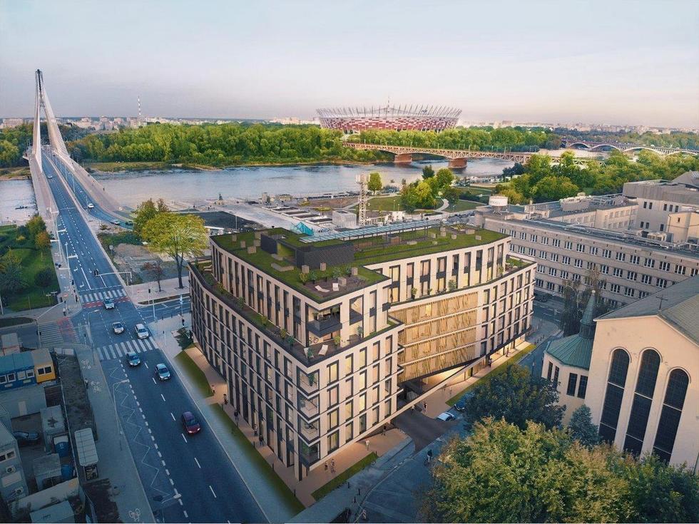 Flisac Apartamenty Powiśle projektu FS&P Arcus Mariusza Ścisło