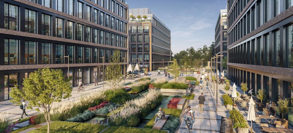The Park Kraków: nowy zespół biurowy projektu APA Wojciechowski