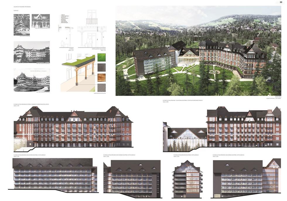 Ośrodek Rewita w Kościelisku od nowa: projekt modernizacji sanatorium Dłuskich w Kościelisku