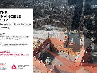 The invincible city: międzynarodowa konferencja z udziałem ekspertów UNESCO, ICOMOS i ICCROM 