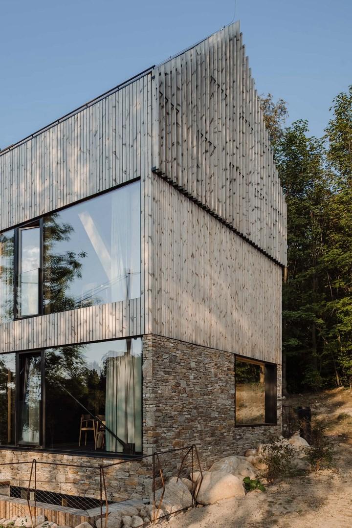 Apartamenty na Wilczej Porębie projektu studio de.materia